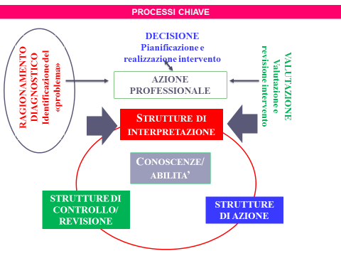 Schema 1: processi chiave nell'esercizio della competenza